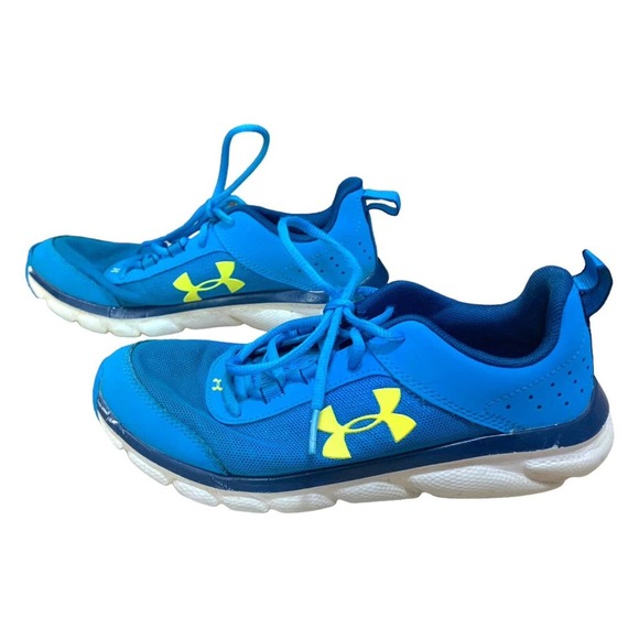 Under Armour Other - UNDER Armour Youth Assert Cobalt Electric Blue Running Shoes Sz 5Y